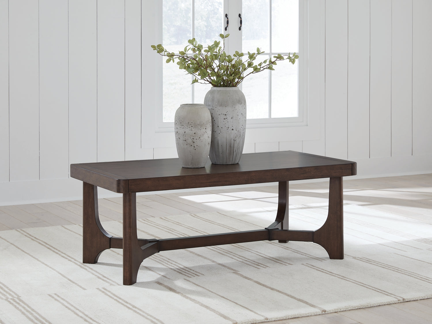 Korestone Dark Brown Coffee Table - T438-1