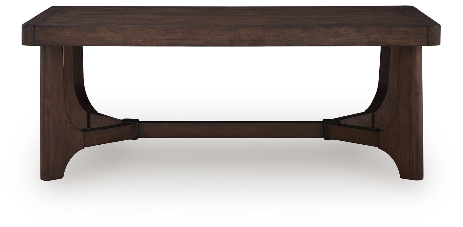 Korestone Dark Brown Coffee Table - T438-1