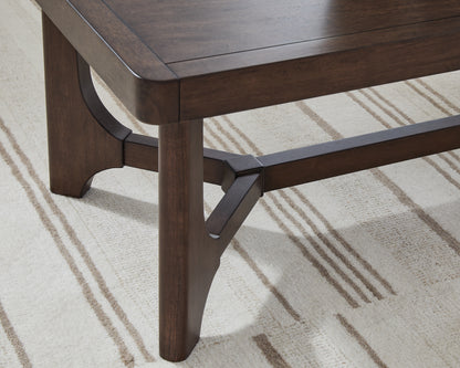 Korestone Dark Brown Coffee Table - T438-1