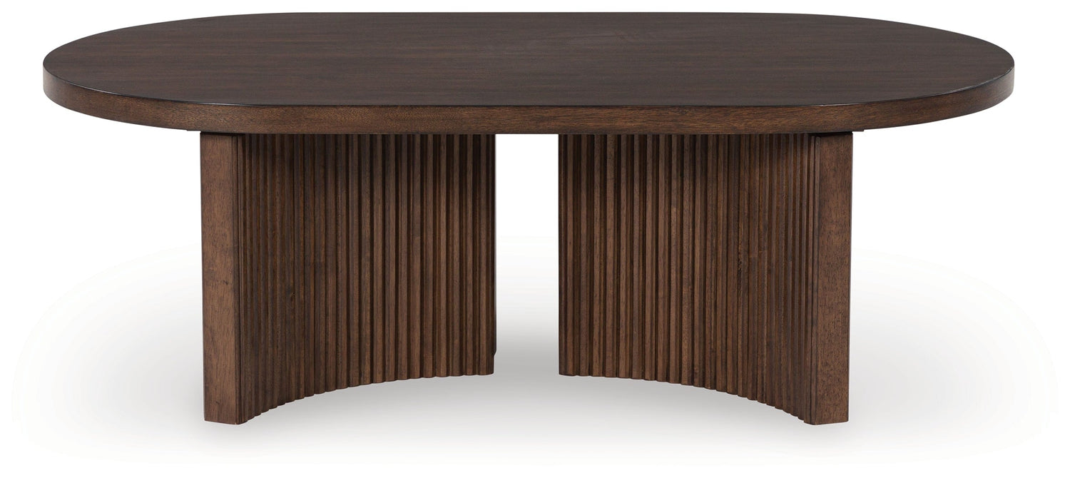 Korestone Dark Brown Coffee Table - T689-0 - Bien Home Furniture &amp; Electronics