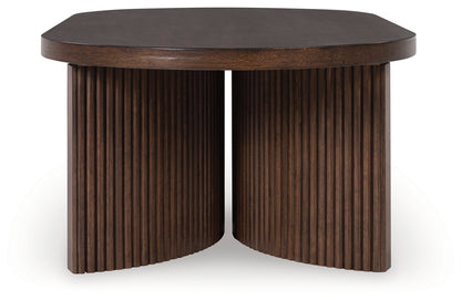 Korestone Dark Brown Coffee Table - T689-0 - Bien Home Furniture &amp; Electronics