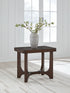 Korestone Dark Brown End Table - T438-3