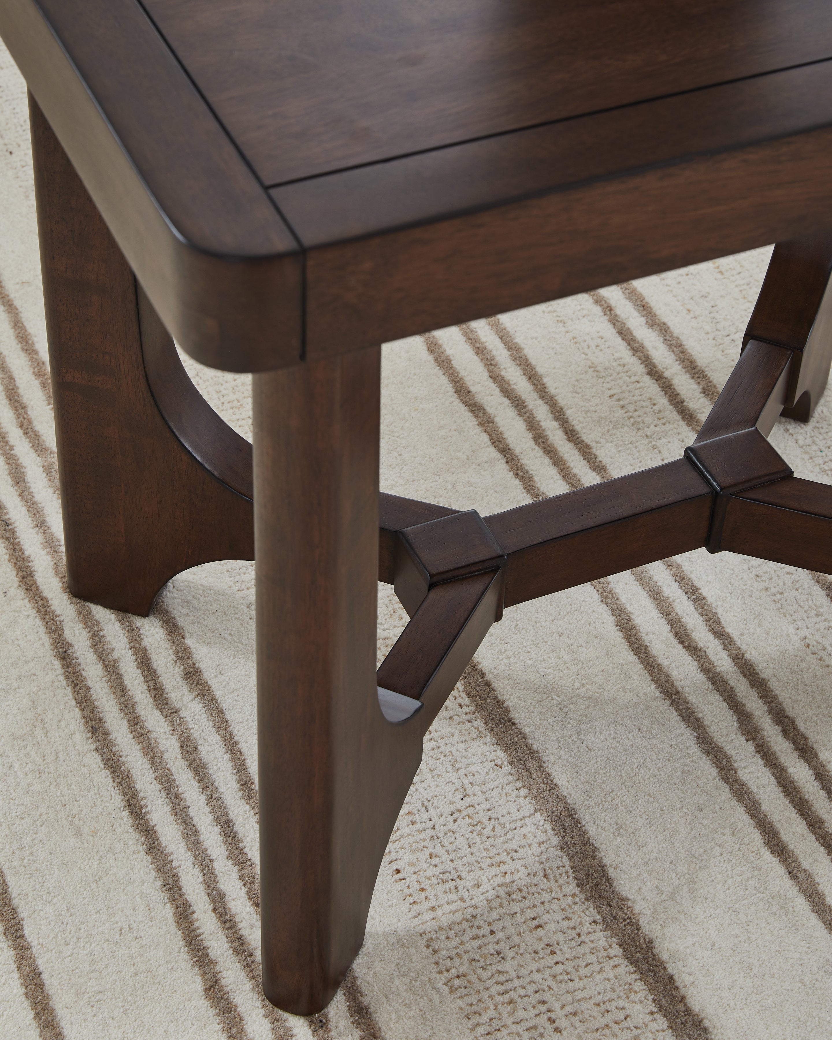 Korestone Dark Brown End Table - T438-3