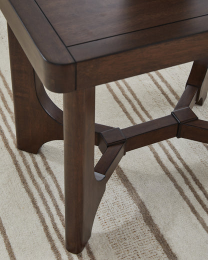 Korestone Dark Brown End Table - T438-3
