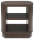 Korestone Dark Brown End Table - T679-2