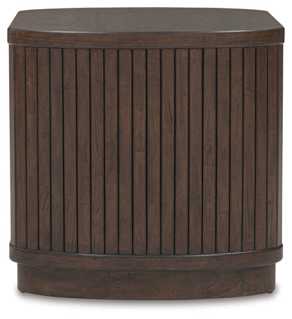 Korestone Dark Brown End Table - T679-2