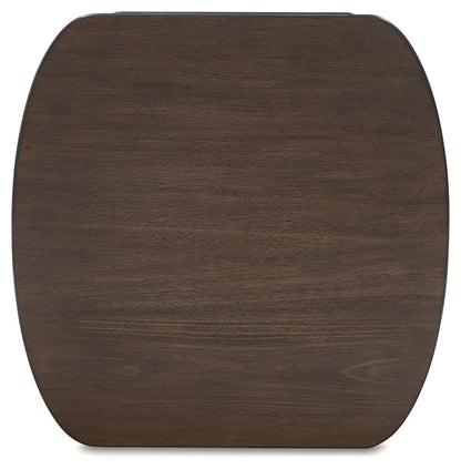 Korestone Dark Brown End Table - T679-2