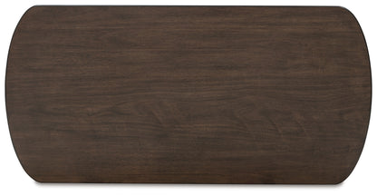 Korestone Dark Brown Lift-Top Coffee Table - T679-9
