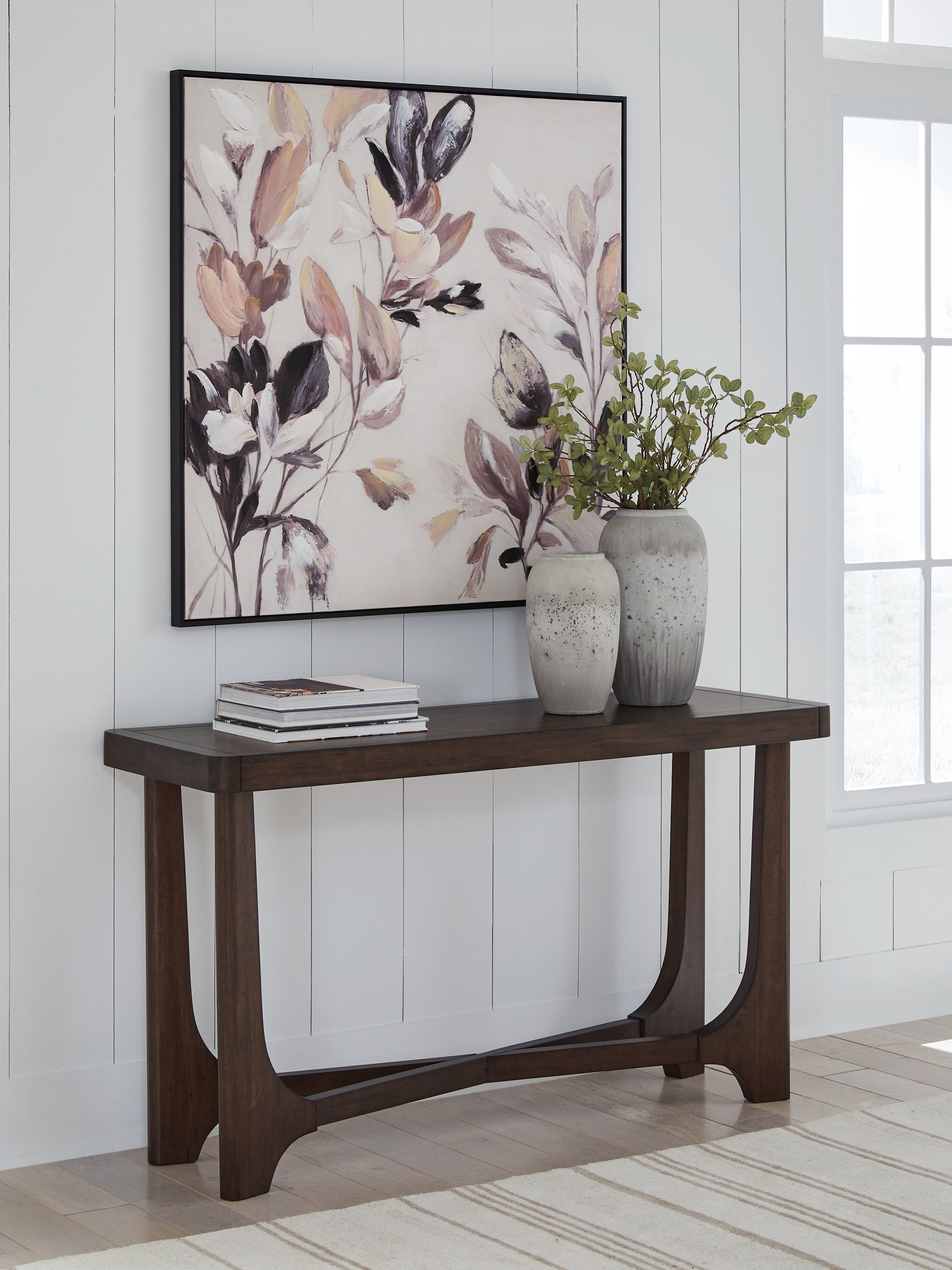Korestone Dark Brown Sofa Table - T438-4