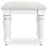Kozlani Vanity, Mirror and Stool - PCB1819B11