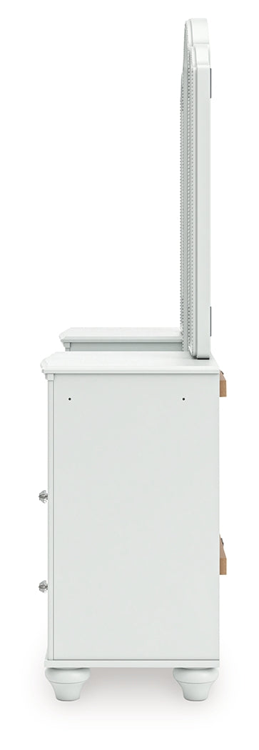 Kozlani Vanity, Mirror and Stool - PCB1819B11