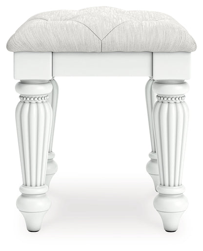 Kozlani Vanity, Mirror and Stool - PCB1819B11