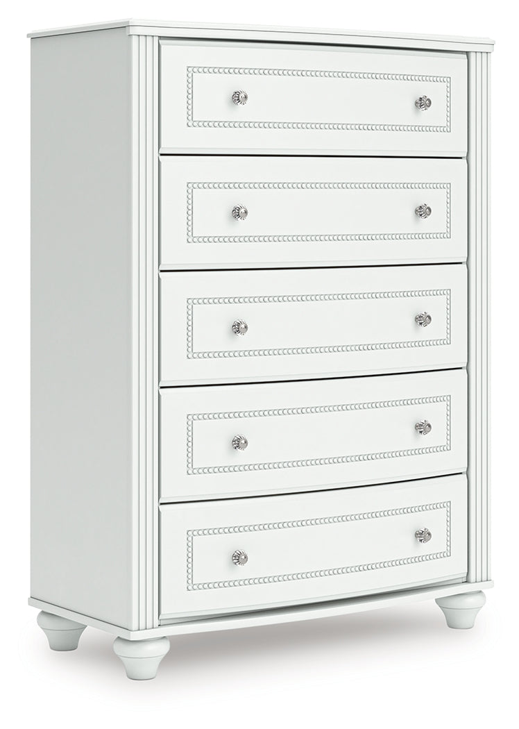 Kozlani White Chest of Drawers - PCB1819-46