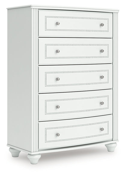 Kozlani White Chest of Drawers - PCB1819-46