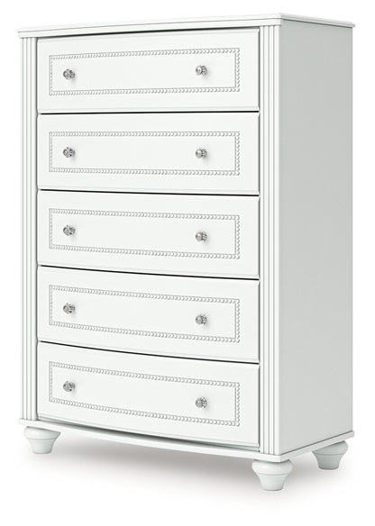 Kozlani White Chest of Drawers - PCB1819-46
