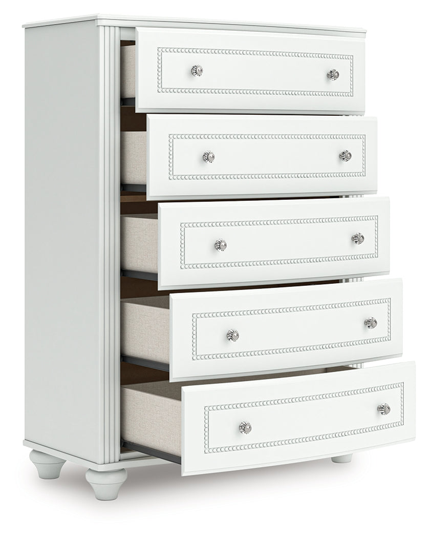Kozlani White Chest of Drawers - PCB1819-46