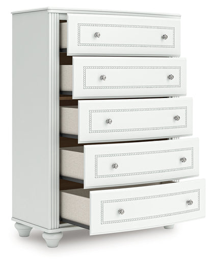 Kozlani White Chest of Drawers - PCB1819-46