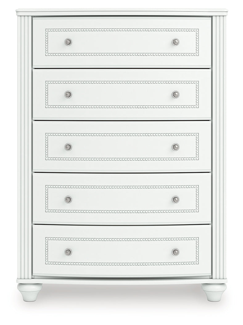 Kozlani White Chest of Drawers - PCB1819-46