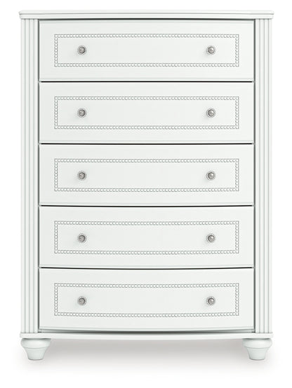 Kozlani White Chest of Drawers - PCB1819-46