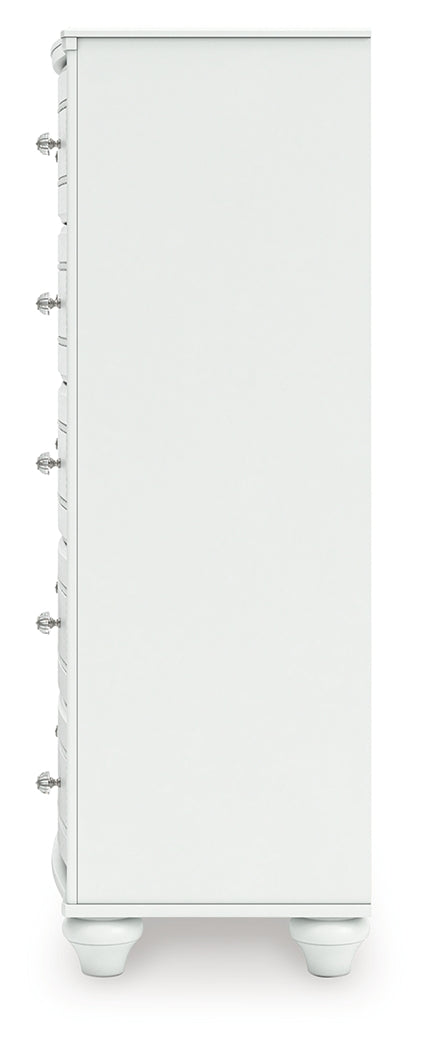 Kozlani White Chest of Drawers - PCB1819-46