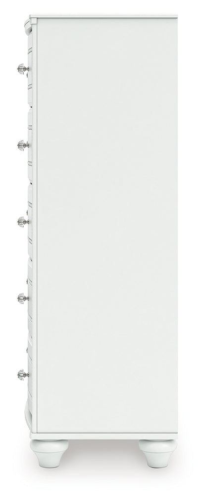 Kozlani White Chest of Drawers - PCB1819-46