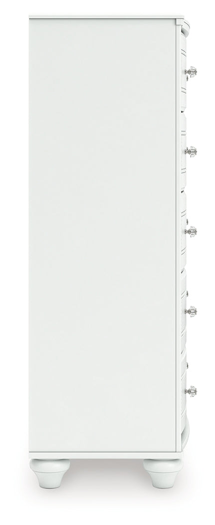 Kozlani White Chest of Drawers - PCB1819-46