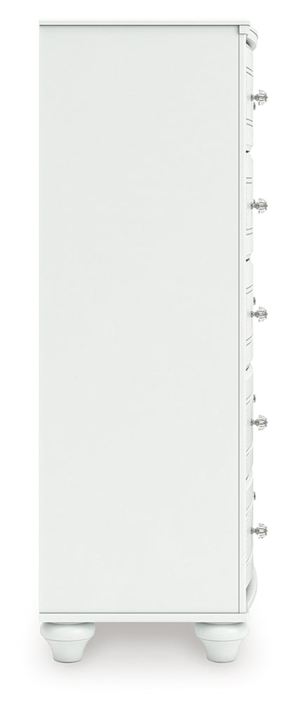 Kozlani White Chest of Drawers - PCB1819-46