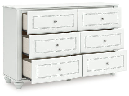 Kozlani White Dresser - PCB1819-21