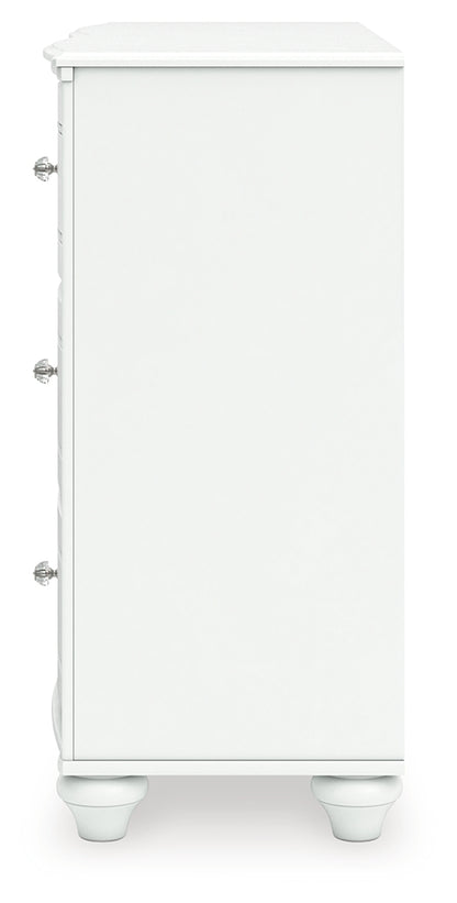 Kozlani White Dresser - PCB1819-21