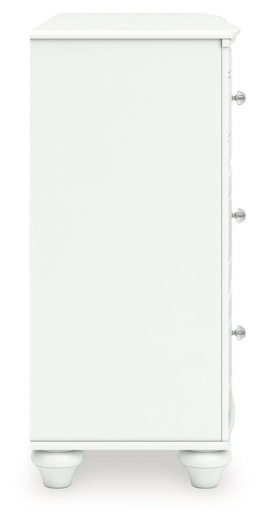 Kozlani White Dresser - PCB1819-21