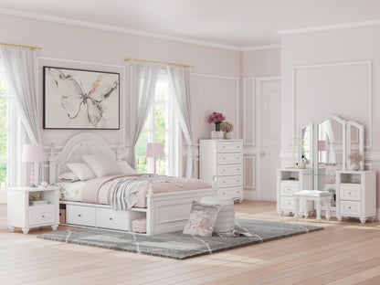 Kozlani White Vanity with Mirror - PCB1819B16