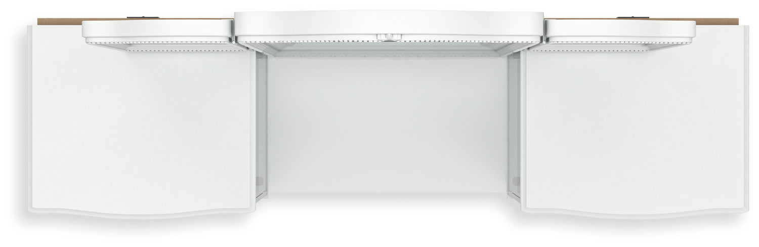Kozlani White Vanity with Mirror - PCB1819B16