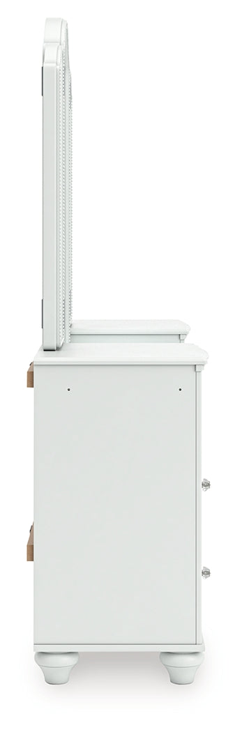 Kozlani White Vanity with Mirror - PCB1819B16