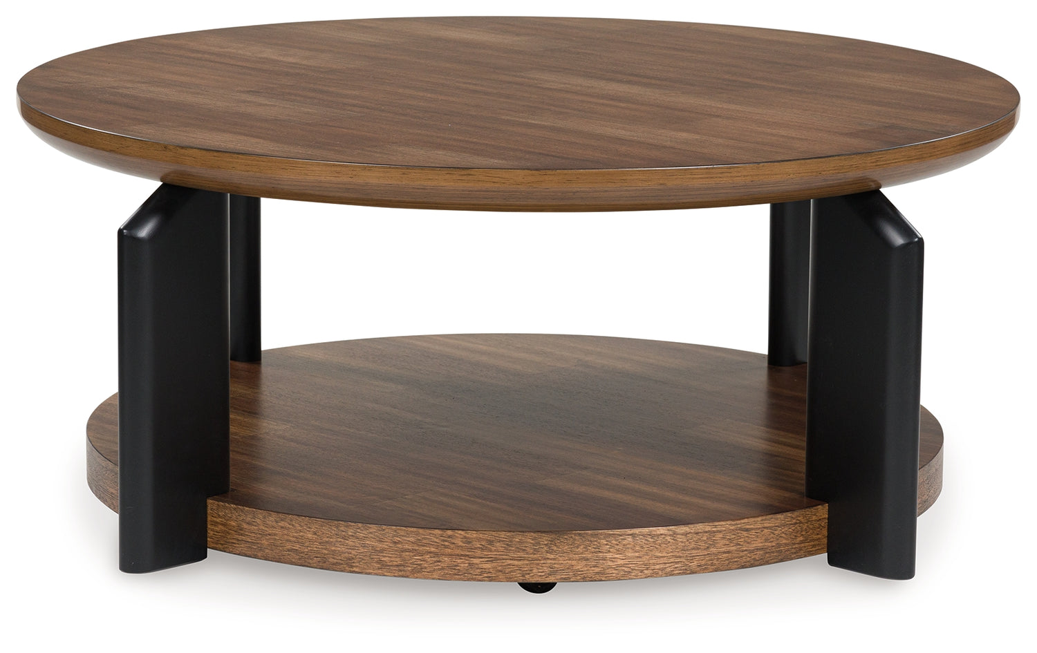Kraeburn Brown/Black Coffee Table - T624-8