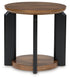 Kraeburn Brown/Black End Table - T624-6