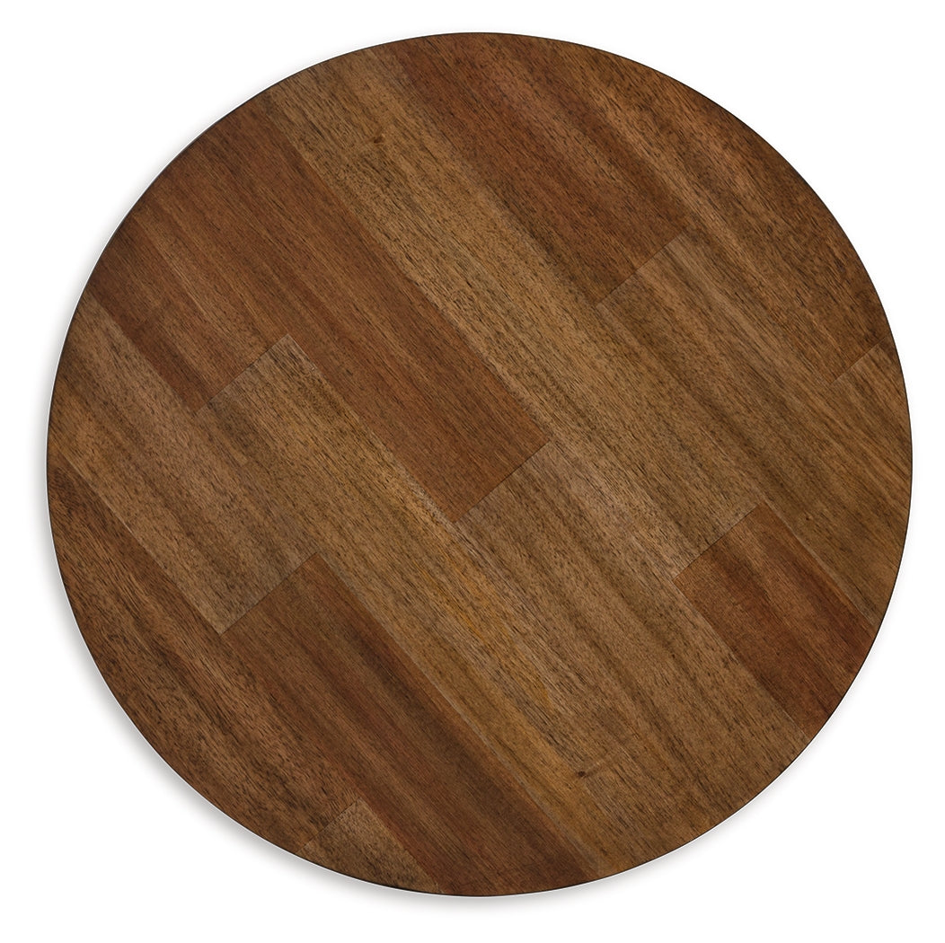 Kraeburn Brown/Black End Table - T624-6