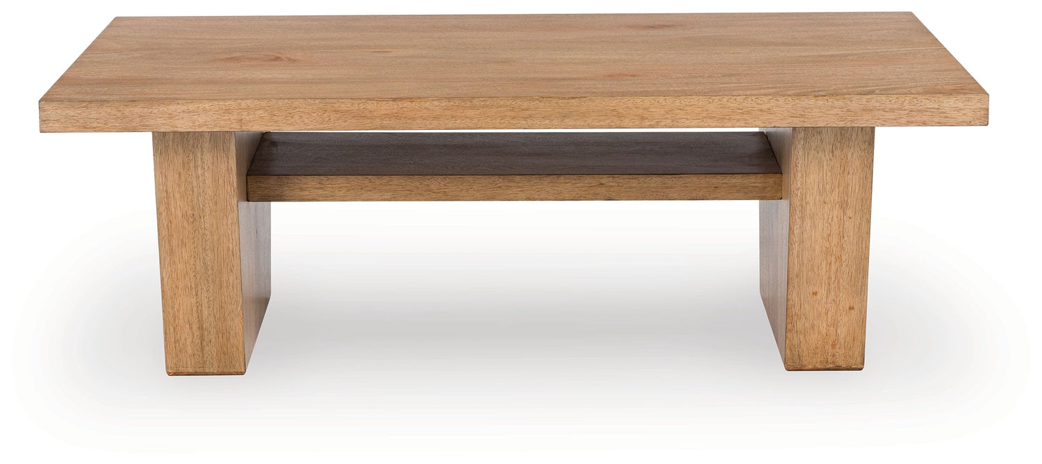 Kristiland Light Brown Coffee Table - T674-1 - Bien Home Furniture &amp; Electronics