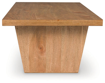 Kristiland Light Brown Coffee Table - T674-1 - Bien Home Furniture &amp; Electronics