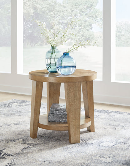 Kristiland Light Brown End Table - T674-6 - Bien Home Furniture &amp; Electronics