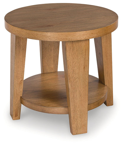 Kristiland Light Brown End Table - T674-6 - Bien Home Furniture &amp; Electronics