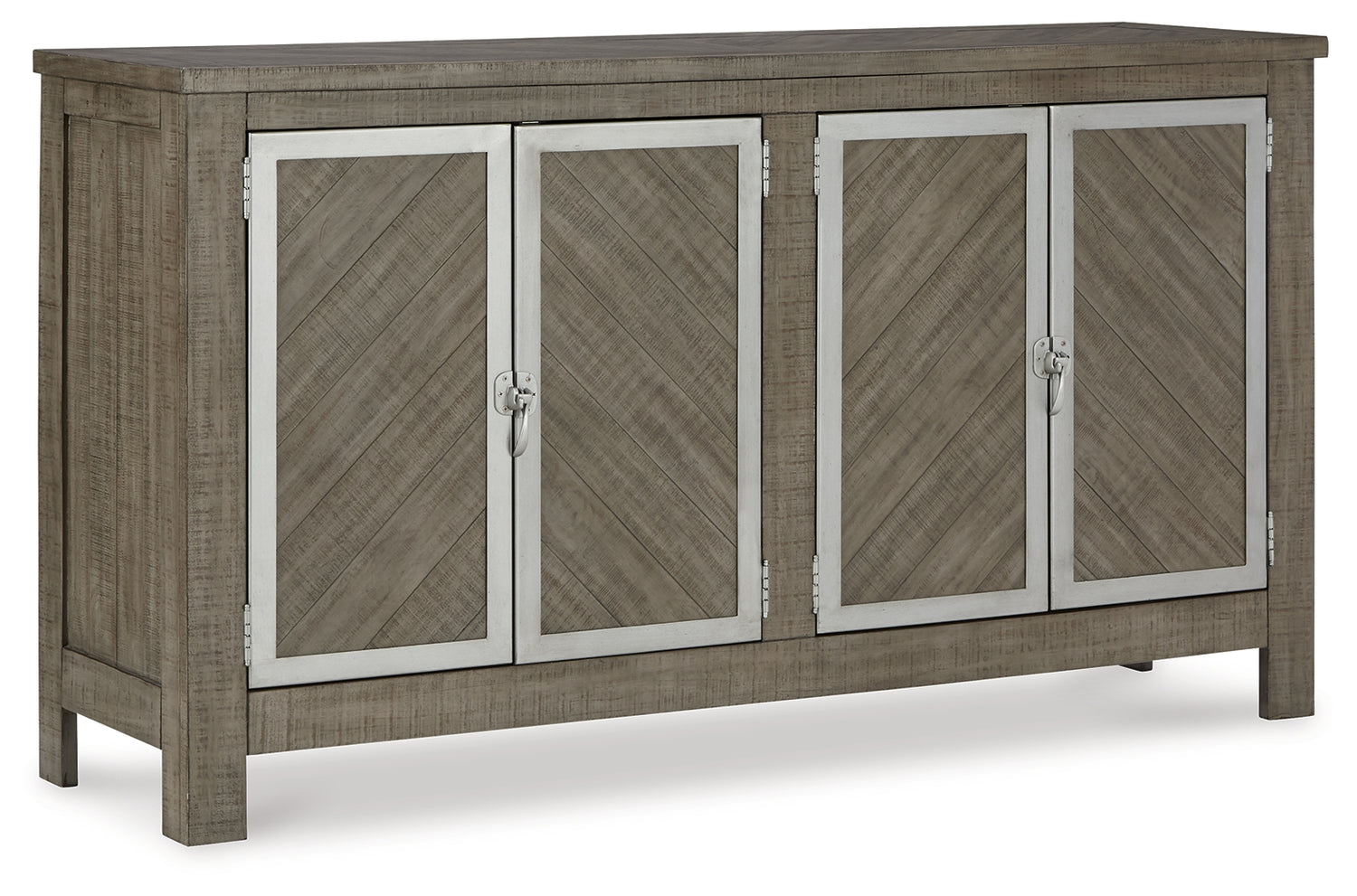 Krystanza Weathered Gray Dining Server - D766-60