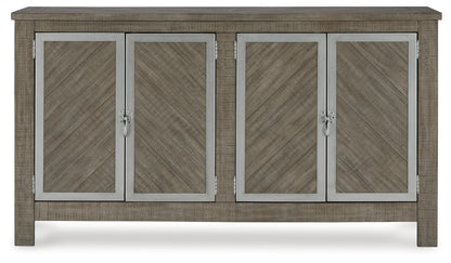 Krystanza Weathered Gray Dining Server - D766-60