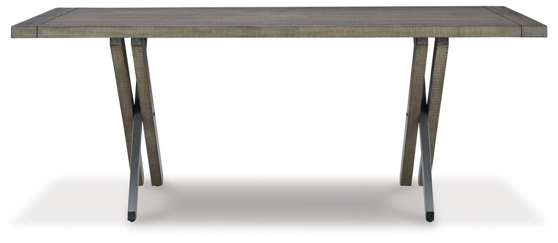 Krystanza Weathered Gray Dining Table - D766-25