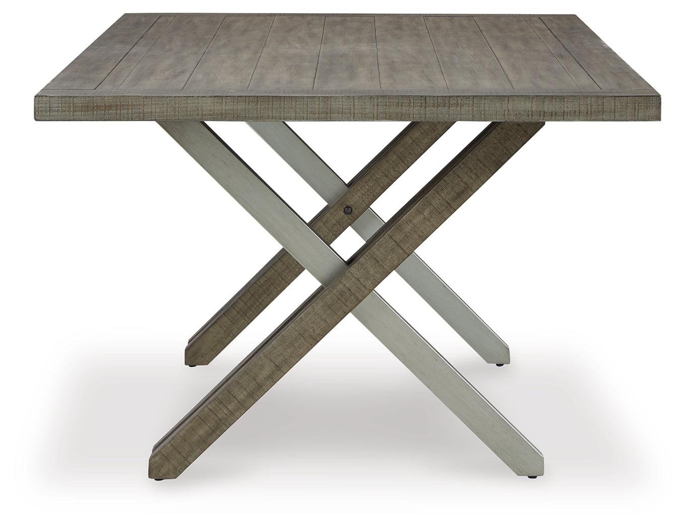 Krystanza Weathered Gray Dining Table - D766-25