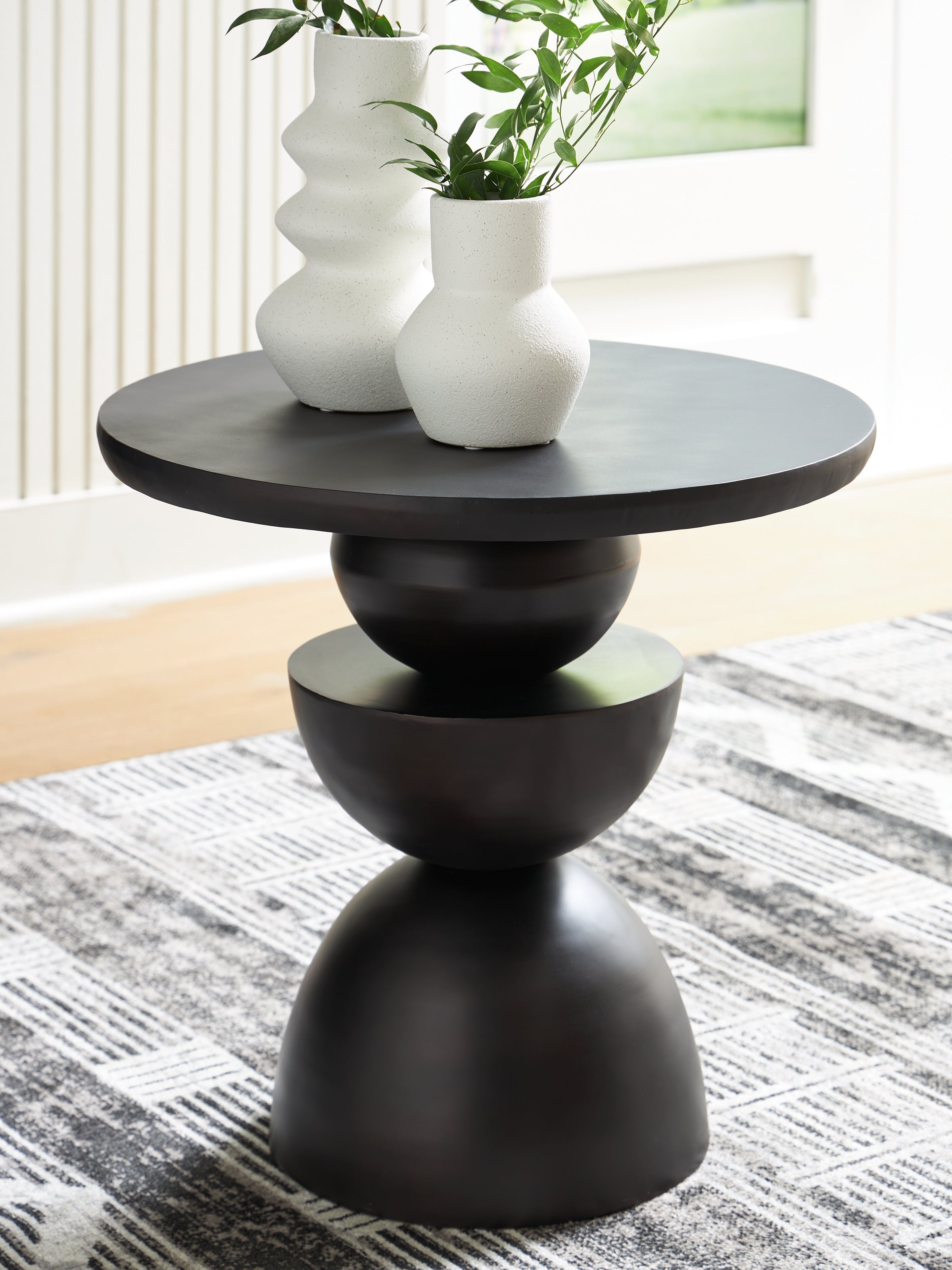 Kurtson Bronze Finish Accent Table - A4000680