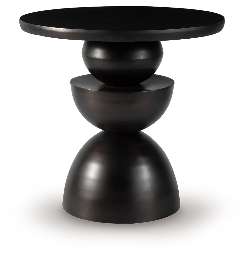 Kurtson Bronze Finish Accent Table - A4000680