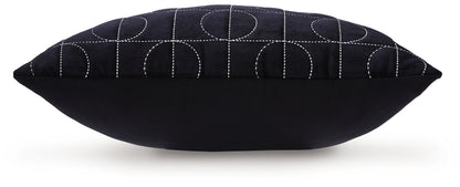 Kydner Black/Silver Finish Pillow (Set of 4) - A1001108