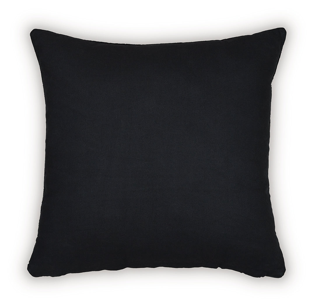 Kydner Black/Silver Finish Pillow (Set of 4) - A1001108