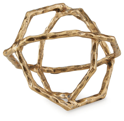 Laddington Antique Brass Finish Sculpture (Set of 2) - A2000670