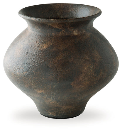 Laddlow Antique Brown Vase - A2000912